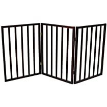 Oypla Dog Safety Folding Wooden Pet Gate Portable Indoor Barrier: Amazon.co.uk: Pet Supplies Indoor Dog Fence, Wooden Dog Gates, Dog Gates For Stairs, Wooden Pet Gate, Freestanding Pet Gate, Different Home Decor Styles, Baby Gates, Indoor Pets, Wooden Gates