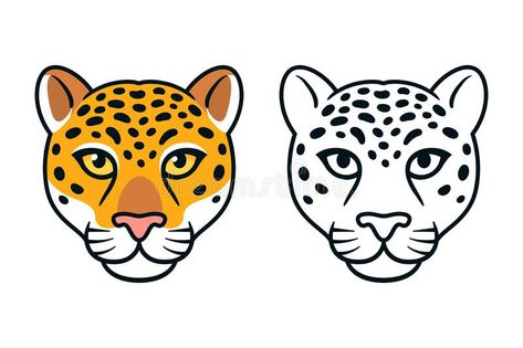 Cartoon Jaguar, Jaguar Pictures, Jaguar Auto, Leopard Drawing, Super Coloring Pages, Cheetah Face, Jaguar Leopard, Mask Drawing, Leopard Face