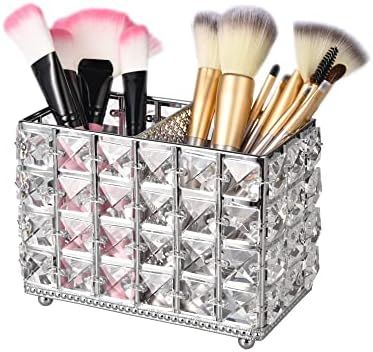 Feyarl Crystal Makeup Brush Holder Bling Sparkly Handcrafted Comb Brush Pen Pencil Holder Pot Cup Storage Cosmetic Tools Organizer Container Gorgeous Decor for Dresser Table Office (Silver) Check more at https://uk.productsoffer.in/feyarl-crystal-makeup-brush-holder-bling-sparkly-handcrafted-comb-brush-pen-pencil-holder-pot-cup-storage-cosmetic-tools-organizer-container-gorgeous-decor-for-dresser-table-office-silver/ Decor For Dresser, Bling Makeup, Tools Organizer, Crystal Makeup, Pen Pencil Holder, Cup Storage, Dresser Table, Pot Storage, Makeup Brush Organization