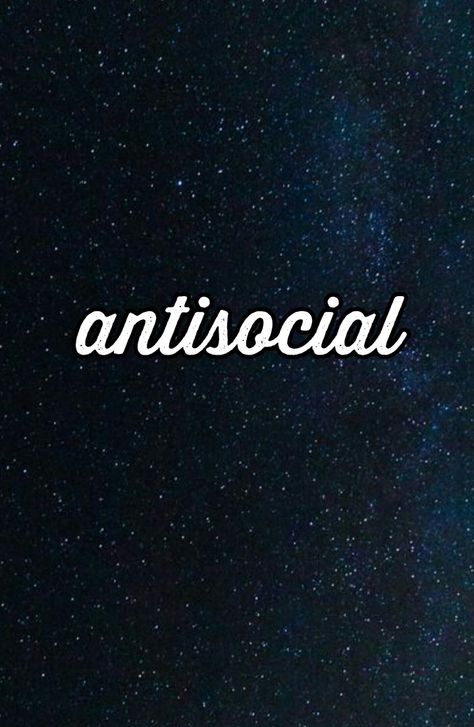 Antisocial Wallpaper, Iphone Aesthetic, Anti Social, Ipad Wallpaper, Iphone Wallpapers, Just Me, Tshirt Logo, Wallpaper Backgrounds, Phone Wallpaper