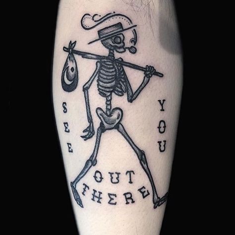 Homeless Tattoo Ideas, American Traditional Tattoos Skeleton, American Traditional Skeleton Tattoo, Funny Skeleton Tattoo, Traditional Skeleton Tattoo, Marionette Tattoo, Grim Reaper Tattoos, Poland Nature, Hipster Tattoo