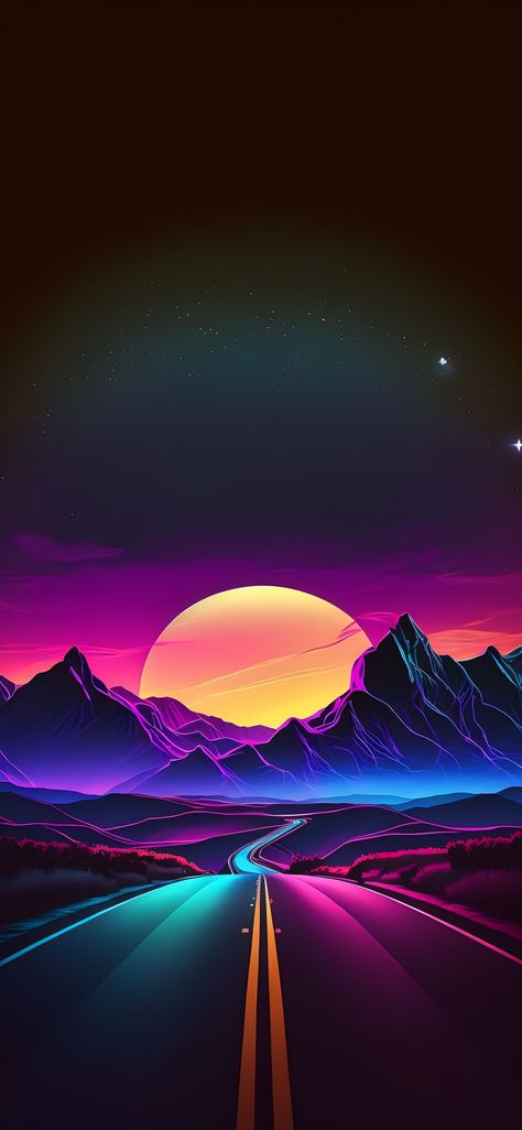 Synthwave Neon, Synthwave Art, Cool Galaxy Wallpapers, Vaporwave Wallpaper, Iphone Wallpaper Video, Iphone Wallpaper Landscape, New Retro Wave, Cool Backgrounds Wallpapers, Remember Who You Are