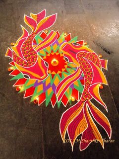 Girl Rangoli, Geometric Art Diy, Cartoons Rangoli, Theme Board, Easy Rangoli Designs Diwali, Kolam Design, Rangoli Side Designs, Color Backgrounds, Rangoli Art