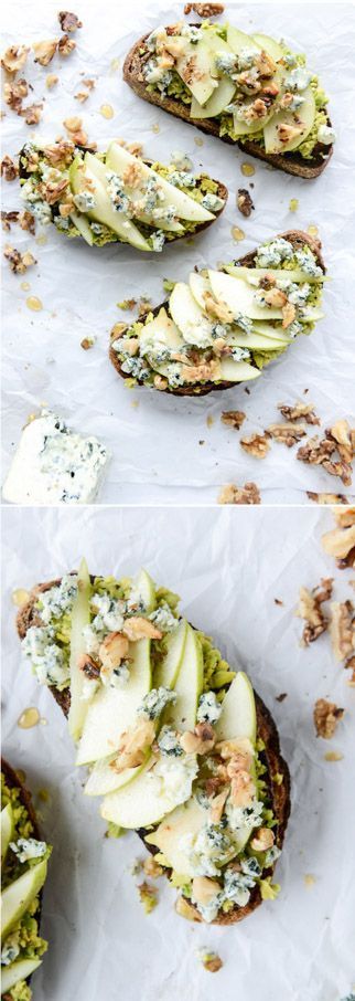 Autumn Avocado Toasts I howsweeteats.com Autumn Avocado Toast, Avocado Toasts, Avocado Dessert, Avocado Health Benefits, Marinated Salmon, Goats Cheese, Avocado Smoothie, Dinner Appetizers, Toasted Walnuts