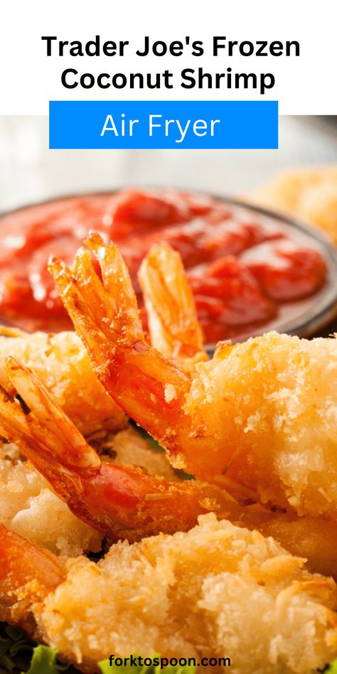 Trader Joe's Frozen Coconut Shrimp Shrimp Skinnytaste, Frying Shrimp, Shrimp Paleo, Air Fryer Coconut Shrimp, Shrimp Keto, Shrimp Dipping Sauce, Apricot Sauce, Deep Fried Shrimp, Air Fryer Fish Recipes