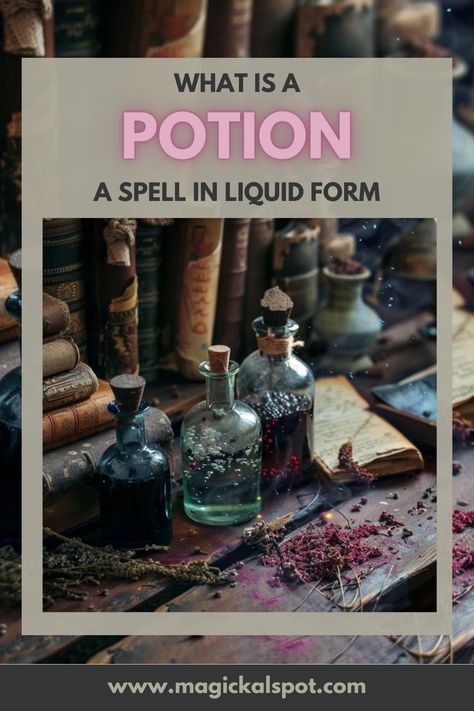 Stir magic into being with 'What is a Potion: a Spell in Liquid Form' 🍵✨. Unravel the art of potion-making, where herbs, intention, and a touch of magic blend to create powerful elixirs. Discover how these liquid spells can heal, protect, and transform, carrying your will into the world. Perfect for kitchen witches and herbal enthusiasts eager to infuse their craft with the ancient practice of potion brewing. 🌿🔮 #PotionCraft #LiquidMagic Health Potion Recipe, How To Make Potions Recipes, Cauldron Magic, Potion Brewing, Potion Witch, Kitchen Witches, Wicca Recipes, Potion Making, Potions Recipes