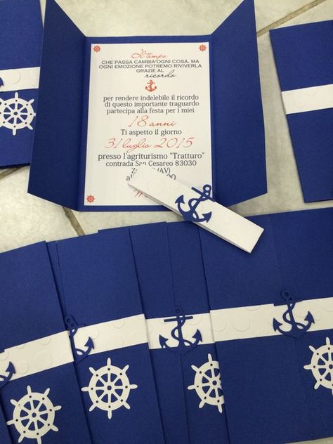 Nautical themed Sailor Birthday, Nautical Invitations, Nautical Themed Party, Wedding Favors And Gifts, Nautical Birthday, Nautical Party, Nautical Baby Shower, Beach Wedding Favors, Card Box Wedding