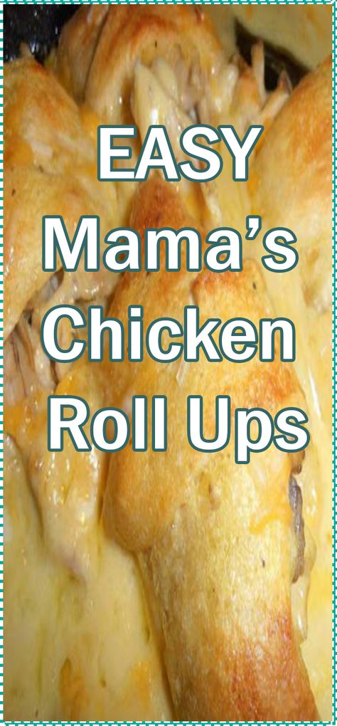 Meals Beef, Chicken Bakes, Crescent Roll Recipes Dinner, Chicken Roll Ups, Chicken Roll, Chicken Rolls, Crescent Roll Recipes, Chicken Main Dishes, Eat Meat