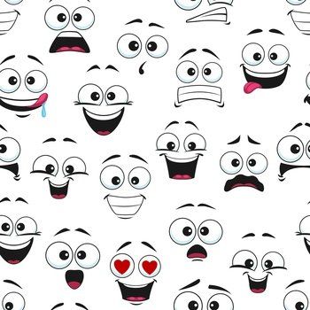 Image Details IST_21327_01204 - Cartoon faces. Happy excited smile laughing unhappy sad cry mouth and crazy sick scared face expressions character symbol. Expressive caricatures comic doodle tongue people vector isolated icon set. Cartoon faces. Happy excited smile laughing unhappy sad cry and scared face expressions. Expressive caricatures vector set Happy Expressions Drawing, Cute Cartoon Expressions, Happy Cartoon Face, Happy Faces Drawings, Laughing Expression Drawing, Cartoon Face Expressions, Face Expressions Reference, Happy Face Cartoon, Happy Face Drawing