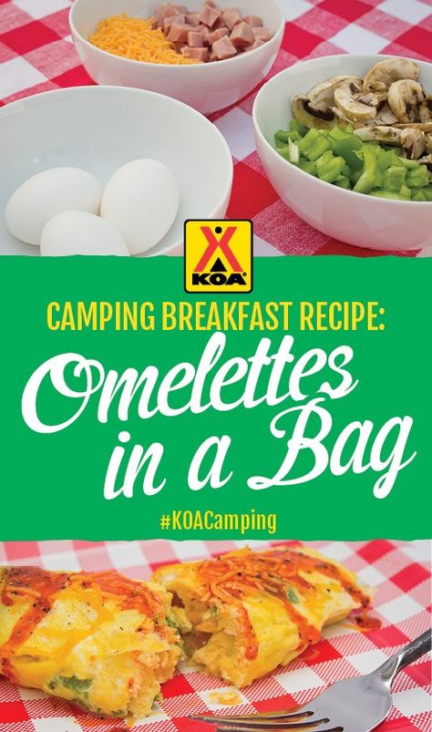 Camping Recipes Breakfast, Dutch Oven Camping Recipes, Dutch Oven Camping, Camping Dishes, Camping Breakfast, Cooking Bacon, Campfire Cooking, Ziplock Bag, S'mores