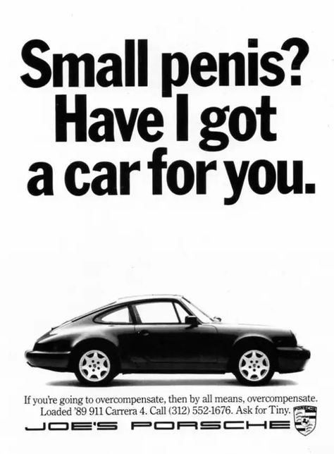 31 Impossibly Creative Automotive Ads - Airows Funny Commercial Ads, Funny Commercials, Commercial Ads, Funny Ads, Great Ads, Old Advertisements, Vintage Porsche, Vw Porsche, Guerilla Marketing