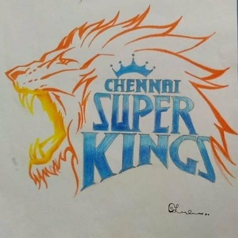 Hello everyone, This is one of my old drawing of IPL team CSK logo in colour pencil. Please like this pin if you like this drawing and please do follow me. Thank you. #CSK #IPL #MSDhoni #Whistlepodu #Meninyellow #yellove Csk Logo, Clipart Drawings, Gt Logo, Cricket Ipl, Draw Logo, Logo Sketches, Doodles Drawings, Colour Pencil, Cute Doodles Drawings