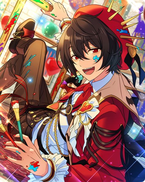 Ritsu Sakuma, Star Cards, Star Wallpaper, Ensemble Stars, Music Star, Knights, Pose Reference, Game Art, Anime Boy