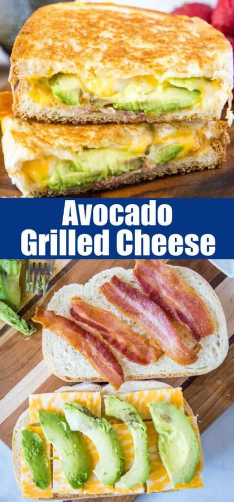 Margarita Grilled Cheese, Tropical Smoothie Avocado Grilled Cheese, Avocado Grilled Cheese Sandwich, Blackstone Grilled Cheese, Avocado Melt Sandwich, Melts Sandwich, Dairy Free Grilled Cheese, Recipes Using Avocado, Grilled Cheeseburgers