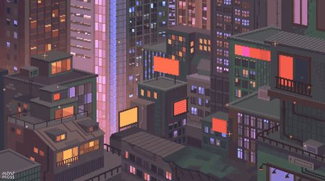 Future Funk Aesthetic, Pixel Art Background Gif, Funk Aesthetic, Pixel City, Background Gif, Pixel Art Landscape, Gif Background, Pixel Art Background, City Light