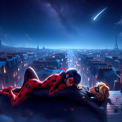 Catnoir And Ladybug, Miraculous Ladybug Kiss, Lion King Drawings, Tikki Y Plagg, Baby Blue Wallpaper, Miraculous Ladybug Oc, Miraculous Ladybug Wallpaper, Miraculous Ladybug Fanfiction, Marinette And Adrien