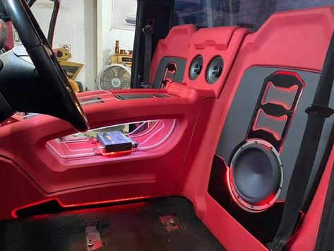 Interior Diy Ideas, Car Audio Fabrication, Vw T3 Doka, Custom Center Console, Car Interior Upholstery, Custom Car Audio, Custom Dashboard, Car Interior Diy, Audio Ideas