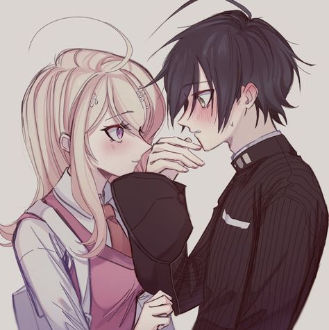 Kaede Akamatsu, Danganronpa Ships, Danganronpa Game, Danganronpa 1, Cute Couple Drawings, Danganronpa V3, Couple Drawings, Ship Art, Danganronpa