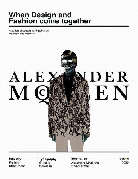 #graphicdesign #graphicdesigntrends2020 #graphicdesigntrends #designtrends #fashiontrends #alexandermcqueen #posterdesign Alexander Mcqueen Poster, Mcqueen Poster, Alexander Mcqueen 2020, Alexander Mcqueen Logo, Graphic Design Trends, Product Development, Alexander Mcqueen Men, Typography Inspiration, Visual Communication