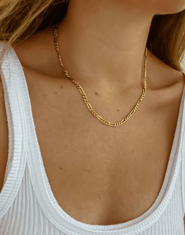 Macon Georgia, Gold Minimalist Jewelry, Figaro Necklace, Vintage Nostalgia, Necklace Stack, Jewelry Photography Styling, Figaro Chain Necklace, Jewelry Photoshoot, Figaro Chains