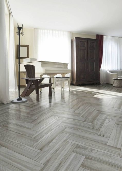 Design Definition, Wood Look Tile Floor, Herringbone Wood, Wood Tile Floors, Flooring Inspiration, Brick Exterior House, Wood Look Tile, Floor Ideas, Tile Floors