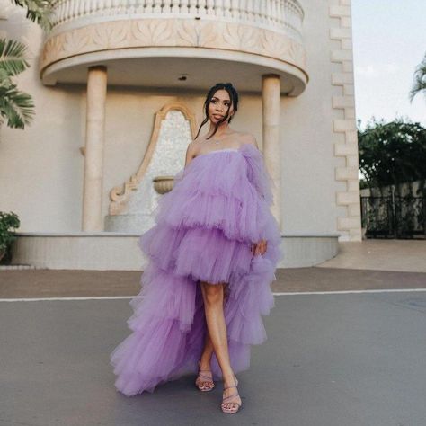 Lavender Tulle Dress, Cocktail Party Fashion, Enchanted Dress, Plus Size Ball Gown, High Low Prom Dress, Prom Dresses 2021, Evening Party Gowns, Womens Prom Dresses, Prom Dresses For Teens