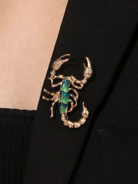 Scorpion Aesthetic, Scorpion Brooch, Scorpion Jewelry, Scorpion Design, Pretty Knives, Scarf Rings, Animal Brooch, Brooch Jewelry, Jewellery Accessories