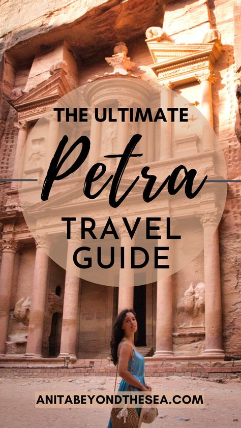 If you're planning a trip to Petra, this is the guide for you! This comprehensive guide covers everything from where to stay and what to see, to the best hotels and activities. With its convenient location and rich history, Petra is the perfect destination for any traveler. Petra Jordan Travel, Petra Travel, Jordan Travel, Petra Jordan, Cheap Vacation, Travel Savings, Travel Safety, Planning A Trip, Future Travel