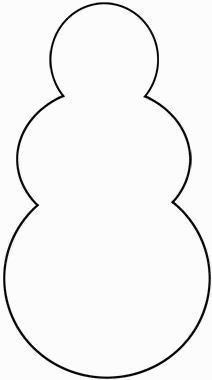 Snowman Template, Mothers Day