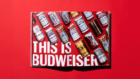 Budweiser Brand Book on Behance Sports Campaign, Brand Manual, Beer Poster, Budweiser Beer, Funny Beer, Create A Brand, Beer Design, Beer Humor, Coffee Table Book