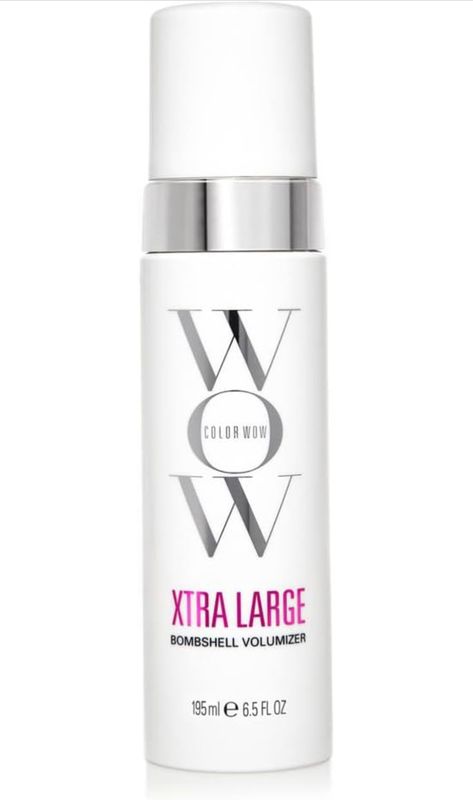 Color Wow Xtra Large Bombshell Volumizer – Brand new alcohol free volumizing technology; weightless, non drying, non dulling; instantly thickens fine, flat hair; last for days Wow Xtra Large, Full Volume Hair, How To Darken Hair, Wow Hair Products, Open Hairstyles, Flat Hair, Color Wow, Texturizing Spray, Hair Routines