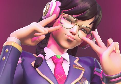 dva (academy skin) Overwatch Discord Banner, Academy Dva, D.va Pfp, Dva Icons, Discord Sets, D.va Icons, D.va Wallpaper, Random Cartoon, D.va Overwatch