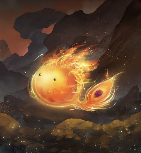 HD illustrations - Google Drive Wildfire Spirit Dnd, Fire Spirit Art, Wildfire Spirit, Game Website, Fire Spirit, Will O The Wisp, Fantasy Animals, Food Fantasy, Ace Of Hearts