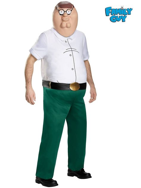 Peter Griffin Costume, Family Guy Costumes, Griffin Costume, Peter Family Guy, Family Guy Peter Griffin, Diy Costumes Kids Boys, Movie Character Costumes, Movie Halloween Costumes, King Outfit