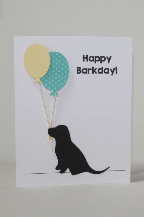 9 Cards for Dog Lovers Happy Barkday, Dog Cards Handmade, Birthday Greetings For Women, Birthday Greetings For Facebook, Dog Spaniel, Kartu Ulang Tahun Diy, Dog Birthday Card, Dog Greeting Cards, Birthday Message