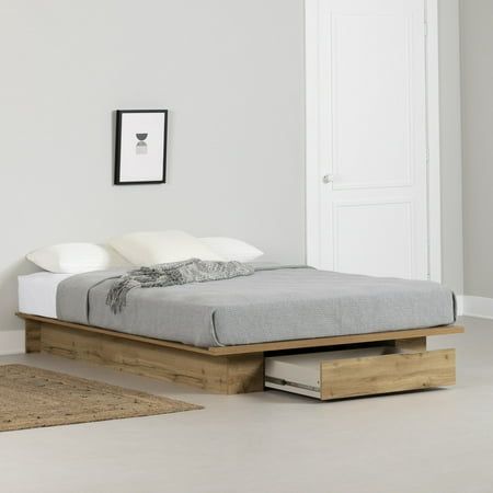 Create an urban bedroomWith this platform bed, you can easily furnish a room that inspires both urban luxury and comfort. This bed base features straight lines that will complement a variety of styles. It doesn't require a box spring and can support up to 500 lb, making it both an aesthetically pleasing and economical choice.A bed with included storage Create an urban bedroom With this platform bed, you can easily furnish a room that inspires both urban luxury and comfort. This bed base features Japanese Apartment Aesthetic, Urban Bedroom, Bed With Drawer, Platform Bed With Drawers, Queen Platform Bed, Urban Modern, Bed With Drawers, Bed Base, South Shore