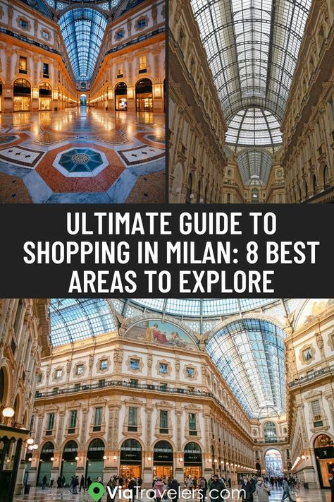 Ultimate Guide to Shopping in Milan Milano Shopping Street, Milan Shopping Mall, Milan Thrift Stores, Milan Vintage Shopping, Milan Italy Shopping, Shopping In Milan Italy, Milan Shopping Street, Milano Museum, What To Wear In Milan