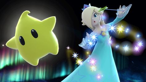 Rosalina And Luma, Harmonie Mario, Princess Rosalina, Super Mario Princess, Super Princess, Nintendo Princess, Nintendo Switch System, Super Mario Galaxy, Nintendo Sega