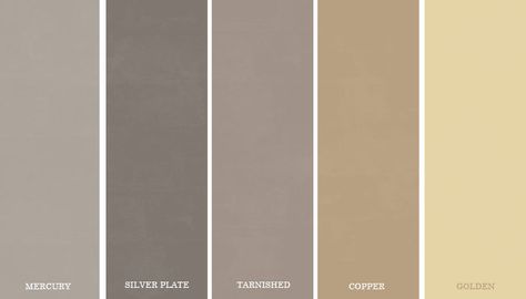 Silver Gold Color Palette, Grey Gold Color Palette, Champagne And Silver Wedding, Gray And Gold Wedding, Silver And Gold Wedding, Silver Color Palette, Rustic Color Palettes, Spring Wedding Color Palette, Mercury Glass Diy