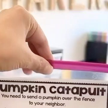 Brooke Brown on Instagram: "Let the Pumpkin Catapult Games BEGIN! 🎉🎃🙌 (well, very soon anyway!) This STEM challenge has 6 stations: 🎃Go the Distance 🎃Hit the Target 🎃Great Heights 🎃Tower Topple 🎃Score a Bucket 🎃Hoop Shoot Comment GAMES and I’ll send you the link! 🎃 Link in bio and stories! 🔗 #teacher #teachers #teachersofinstagram #stem #iteachstem #steam #stemteacher #stemforkids #stemteachersofinstagram #makersgonnamake #stemeducation #iteachk #iteachfirst #iteachsecond #iteachthird Pumpkin Catapult, Brooke Brown, Stem Teacher, Stem Challenge, Stem For Kids, Stem Challenges, Stem Education, Steam, Link In Bio