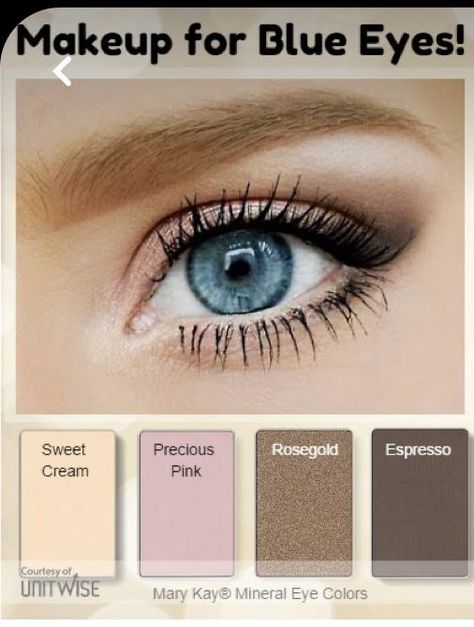 Kosmetyki Mary Kay, Mary Kay Eyeshadow, Mary Kay Eyes, Blue Eyes Pop, Eyeshadow For Blue Eyes, Makeup For Blue Eyes, Mary Kay Consultant, Mary Kay Cosmetics, Makijaż Smokey Eye