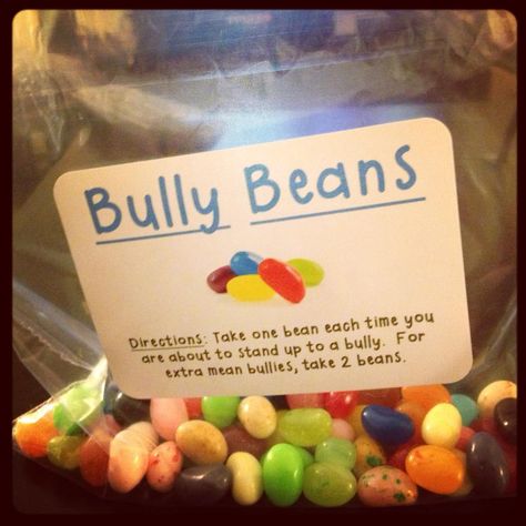 Bully Beans! Anti Bully Activities For Kindergarten, Bully Beans Activities, School Counselor Lesson Plans, School Counselor Lessons, Behavior Tips, Counseling Tips, Safe Kids, Class Meetings, Safe Schools