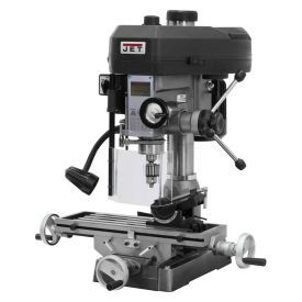 Jet 350017 JMD-15 Milling/Drilling Machine W/R-8 Taper, 1HP, 115/230V, 1-Phase Woodworking Cnc Machine, Metal Working Machines, Hobby Cnc, Milling Machines, Basement House, Work Lamp, Welding Table, Drilling Machine, Welding Equipment