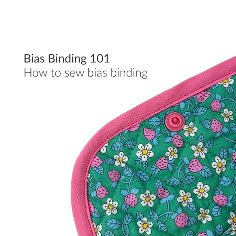 Bias Binding 101: How to sew bias binding – Nina Lee How To Turn A Corner With Bias Binding, How To Attach Bias Binding, Sew Bias Binding, Hand Binding, Sewing Bias Tape, Bias Tape Binding, Diy Baby Blanket, Invisible Hand, Sewing Binding