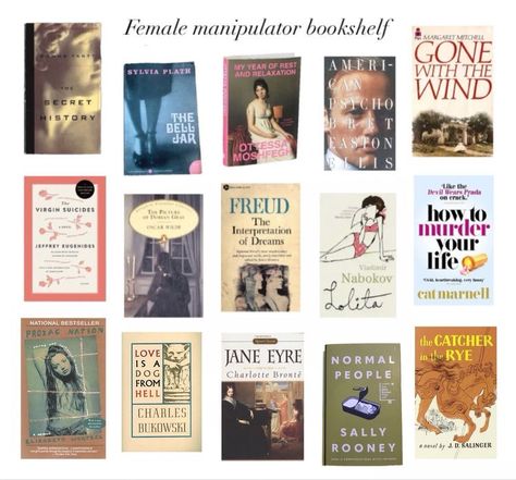 Esfp Booklist, Books Under 200 Pages, Female Manipulator Books, Reading Mood Board, Femcel Books, Girlblogger Books, Books For Women In Their 20s, Books Suggestions, Books Recs