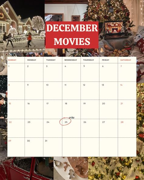 We’re already ready for the complaints that Elf isn’t until Christmas day… and to that we say… have it your way and create your own December holiday movie calendar using the template at the end! 🗓️📺🎄 Movie Calendar, December Holidays, Sunday Monday Tuesday, Monday Tuesday Wednesday, Holiday Movie, Christmas Day, Elf, The End, Create Your