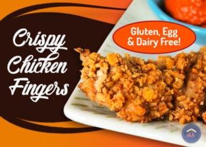 These gluten, dairy, and egg free chicken fingers taste better than the original version. They are easy to make and your kids will LOVE them. Medium Recipe, Dairy Drinks, Chicken Fingers, Favorite Chicken, Food Sensitivities, Crispy Chicken, Egg Free, Food Allergies, Soy Free