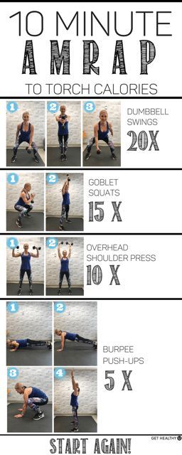 Amrap Workouts, Amrap Workout, Fitness Shirts, Hiit Workouts, 10 Minute Workout, Workout Moves, Crossfit Workouts, Yoga Training, Quick Workout