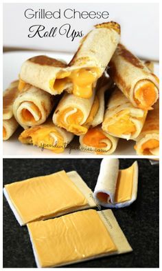 Grilled Cheese Roll Ups, Grill Cheese Roll Ups, Grilled Cheese Rolls, Cheese Roll Ups, Snack Sani, Cheese Roll, Cheesecake Dip, Creative Snacks, Spend With Pennies