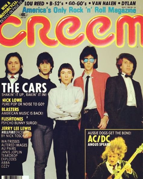 Janis Joplin Car, Creem Magazine, The Cars Band, Benjamin Orr, Nick Lowe, B 52s, Rock Radio, Jerry Lee Lewis, Jerry Lee